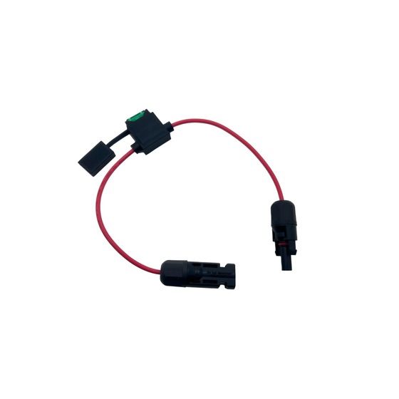300mm Fused PV Power Cable with MC4 Male to Female