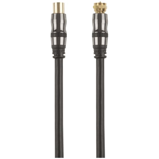Concord 3m Flexible TV to F Coax Cable