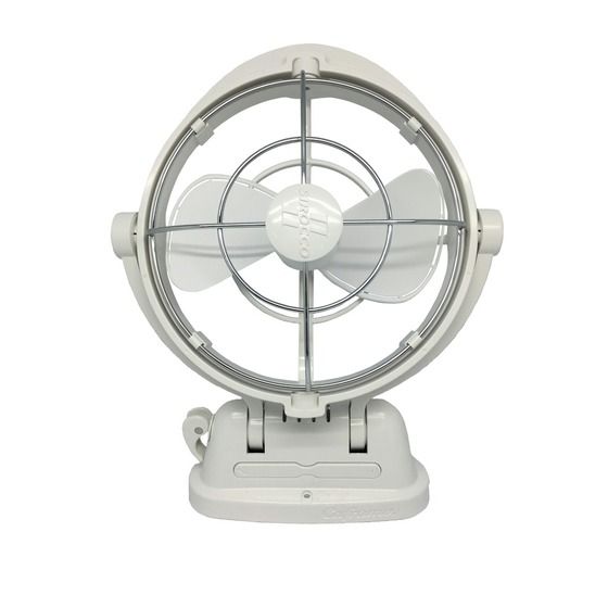 Sirocco II 12-24VDC Gimbal Fan 7in Three Speed White
