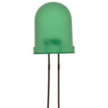 Green 5mm LED 80mcd Round Diffused
