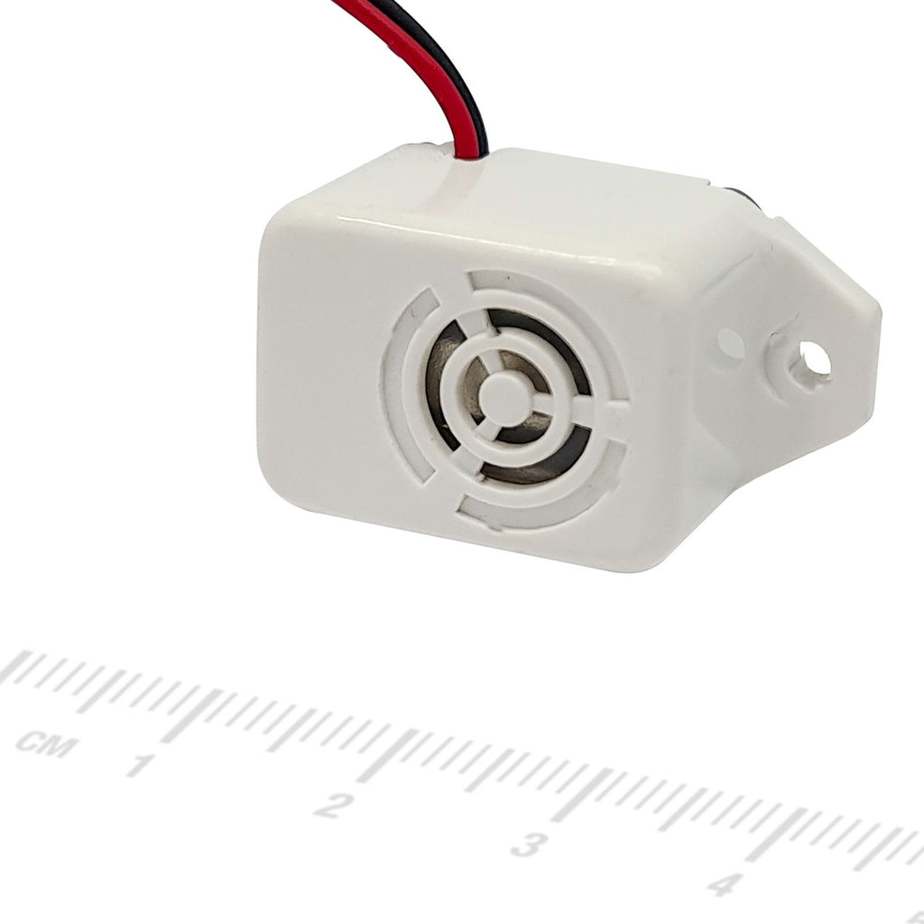 AB3452 mini buzzer shown beside a ruler