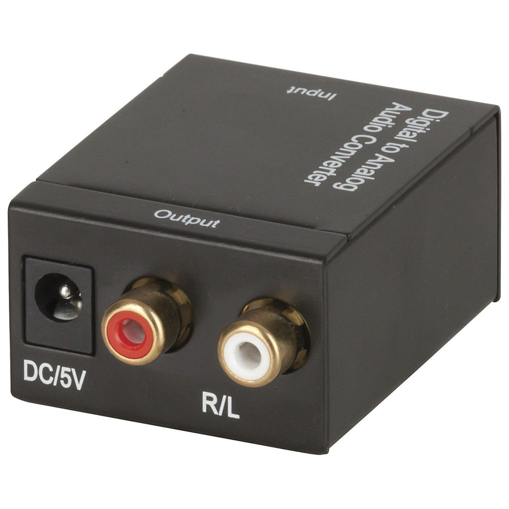 AC1715 analogue RCA audio outputs and power input