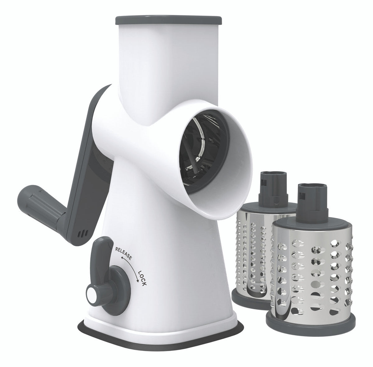 AVANTI Table Top Drum Grater with three blades
