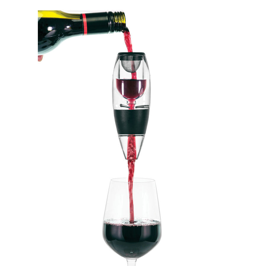 AVANTI Deluxe Wine Aerator pouring red wine