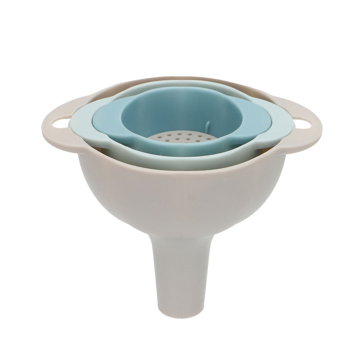 Avanti 3 Piece Funnel Set with interchangeable strainer