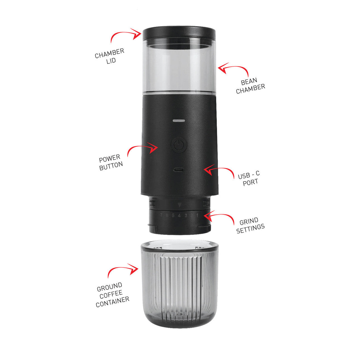 Avanti Apex 15091 coffee grinder components and stainless steel burr