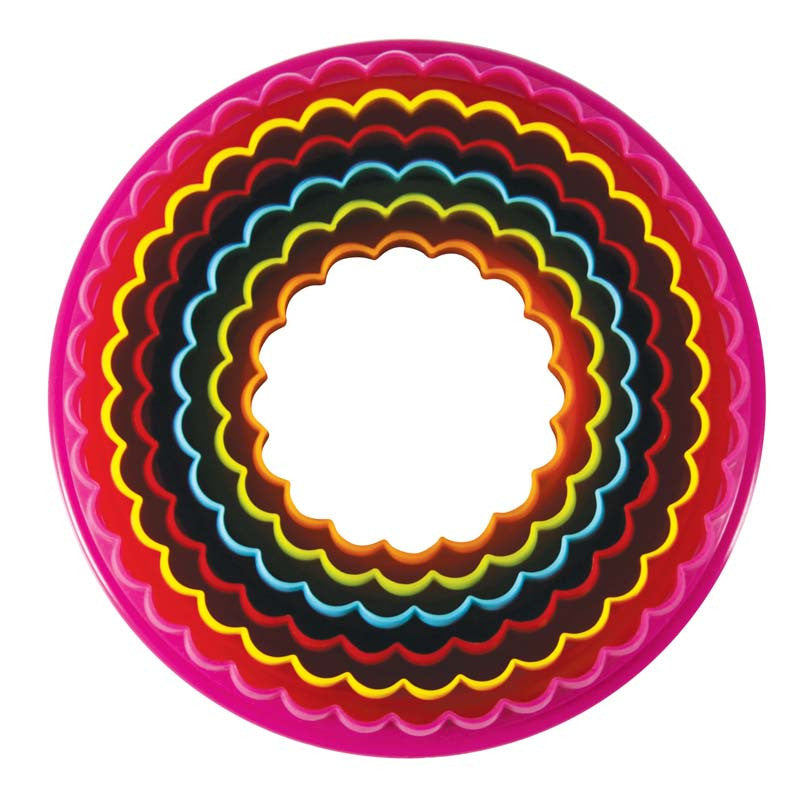 Avanti Double Sided Round Cookie Cutters – 6 Piece Set