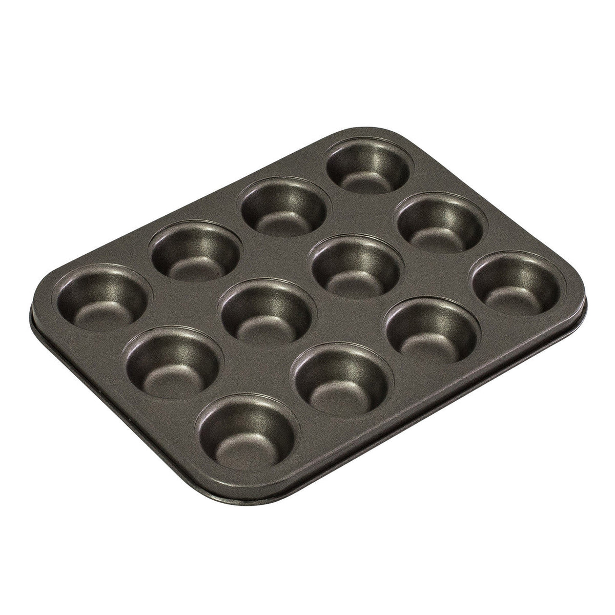 Bakemaster Non-Stick 12 Cup Mini Muffin Pan – 26 × 20cm
