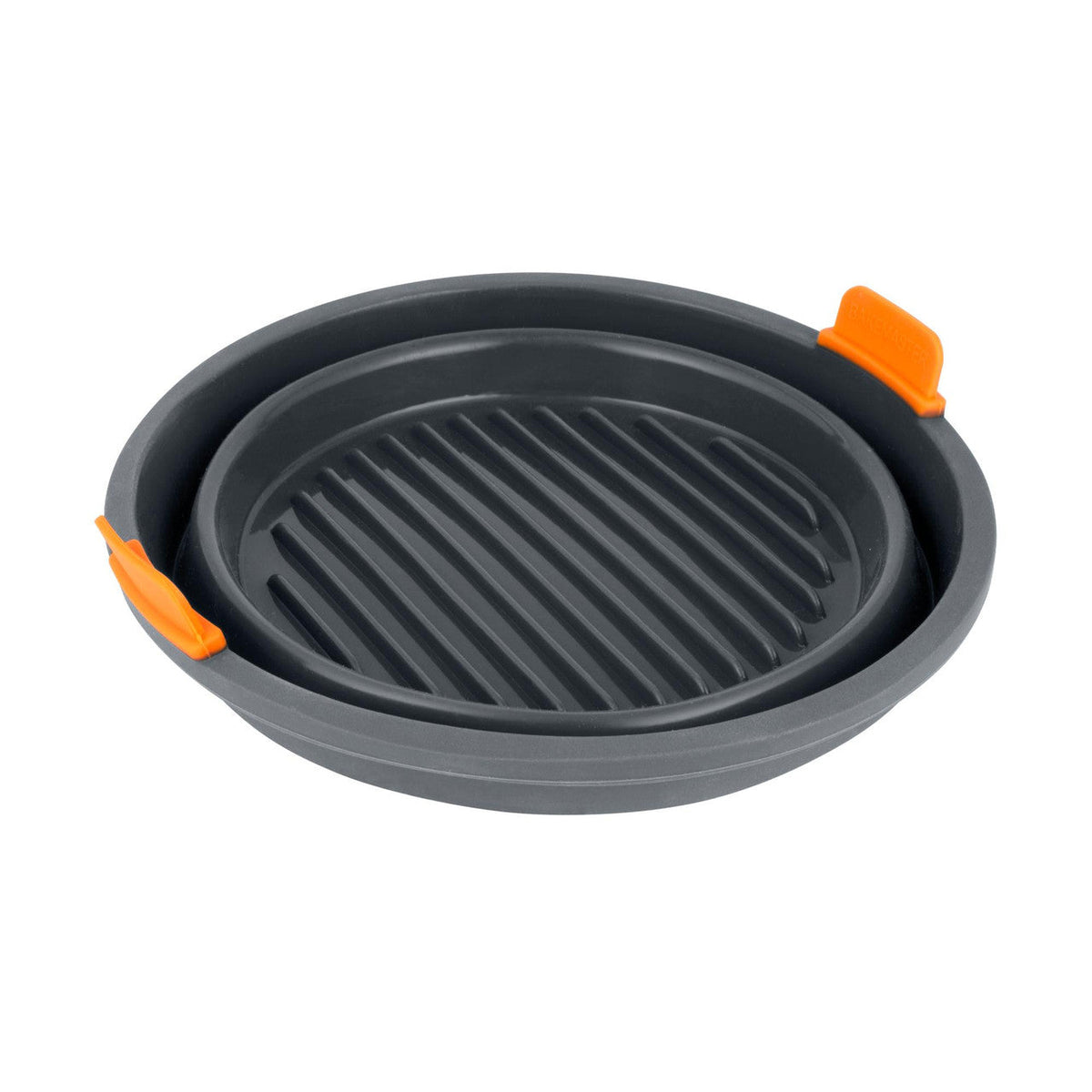 Bakemaster 40151 round silicone air fryer basket collapsed