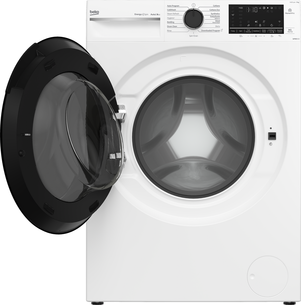 Beko BFLB903ADW1 washing machine detail view