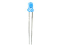 Blue 3mm round clear LED