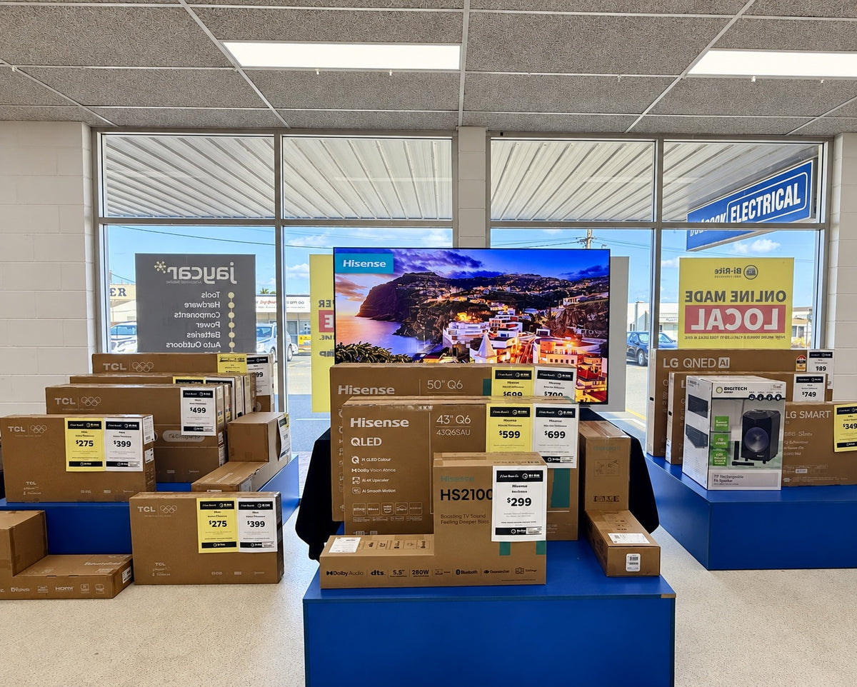 TVs and appliances in our store