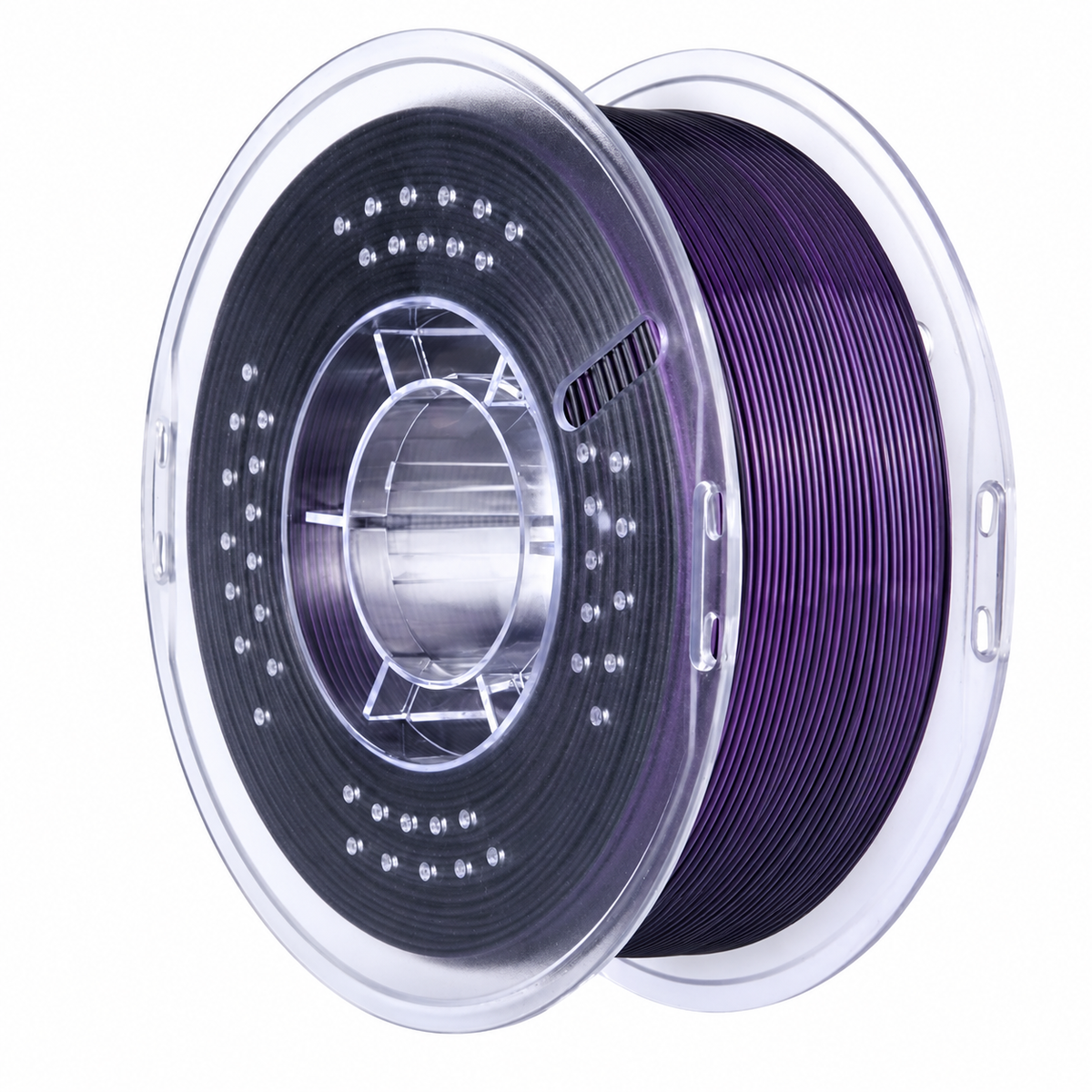 Elegoo Silk PLA filament Silk Black Purple 1.75mm 1kg — plain single product image