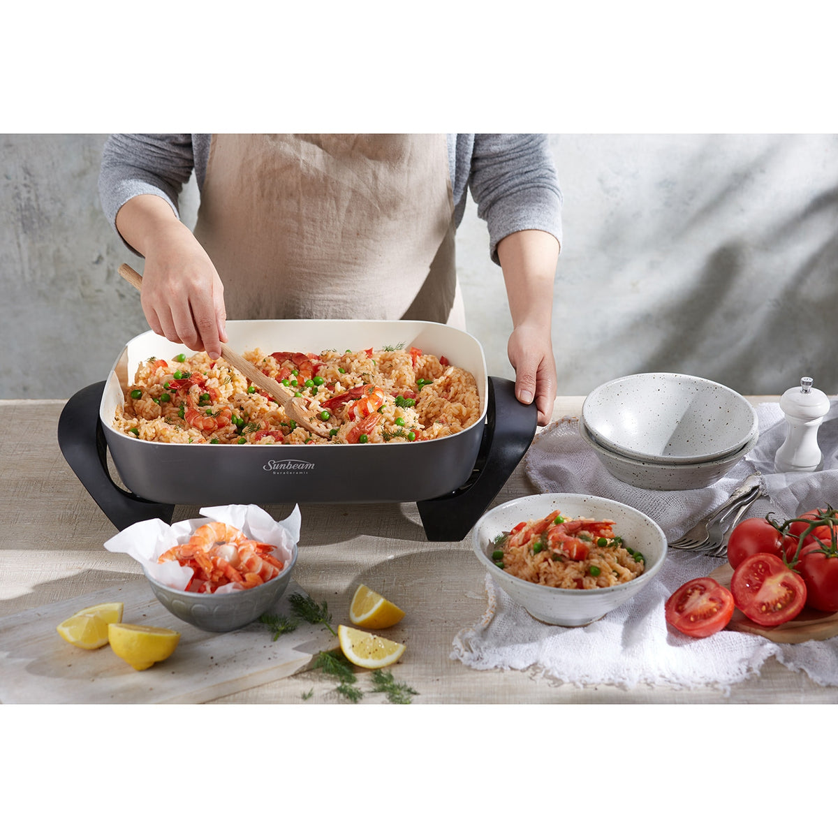 Sunbeam 2400W DuraCeramic Electric Frypan