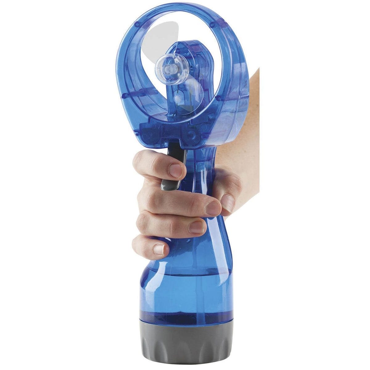 GH1071 personal water misting fan shown in hand