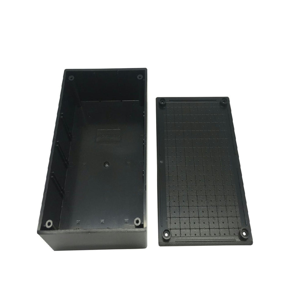 HB6011 jiffy box interior PCB guides and lid