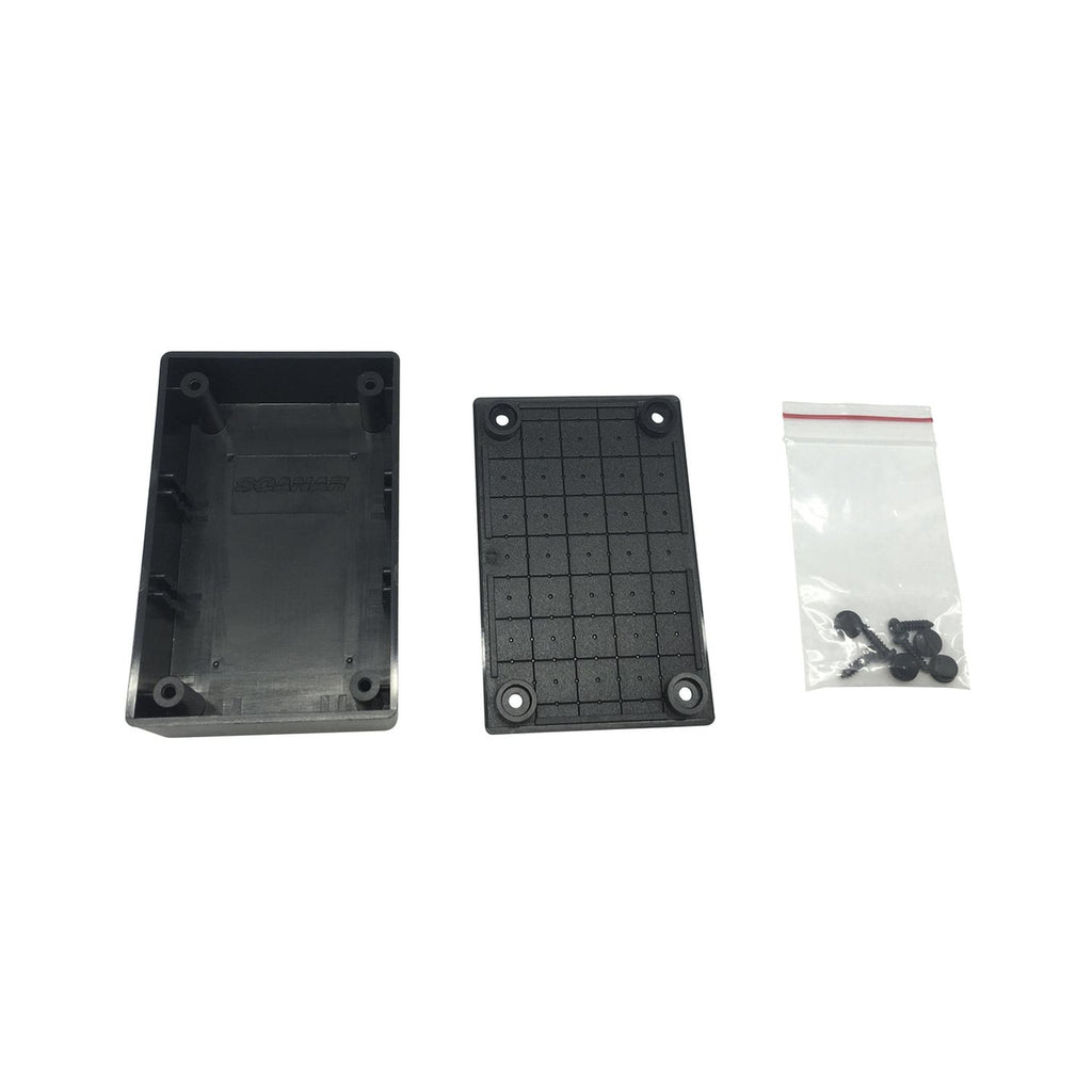 HB6015 jiffy box interior, lid and fixing screws