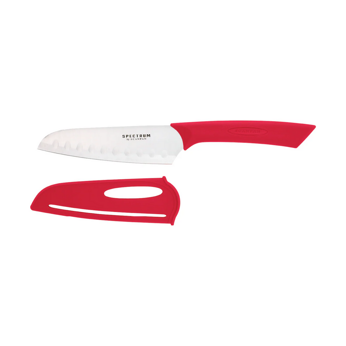 SCANPAN Spectrum Santoku Knife 12.5cm Red