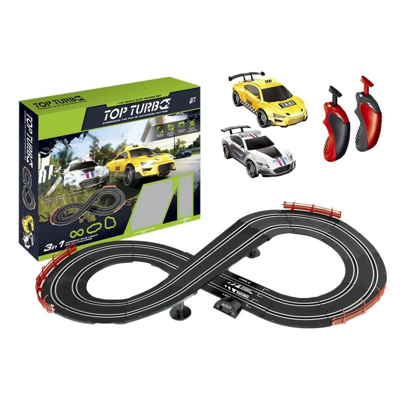 GT4316 1:43 scale RC slot car set with 280cm track