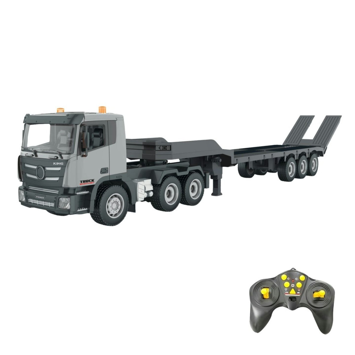 Jaycar GT4322 1:18 scale RC flatbed truck and trailer