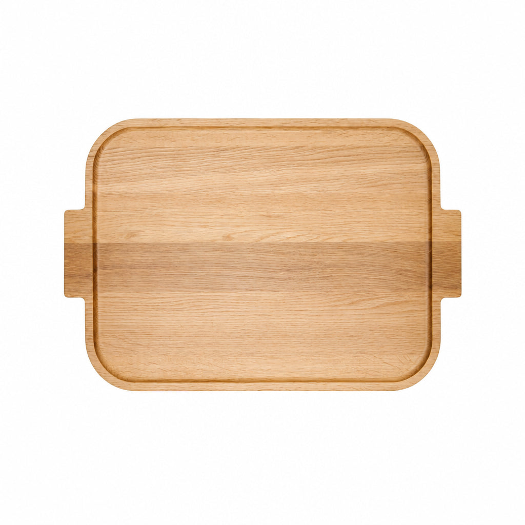 Peer Sorensen oak serving tray viewed from above
