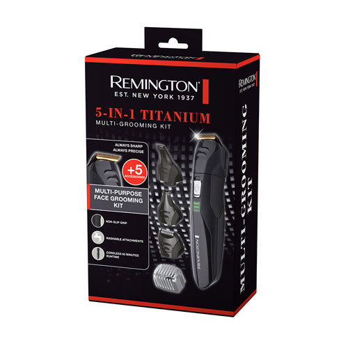 Remington All in One Titanium Rechargeable Grooming Kit