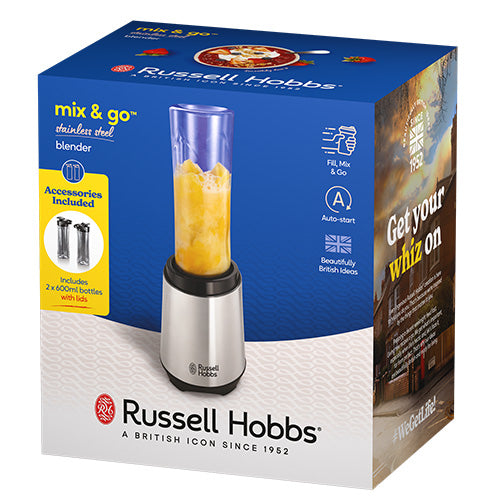 Russell Hobbs Mix & Go Classic Blender - Stainless Steel