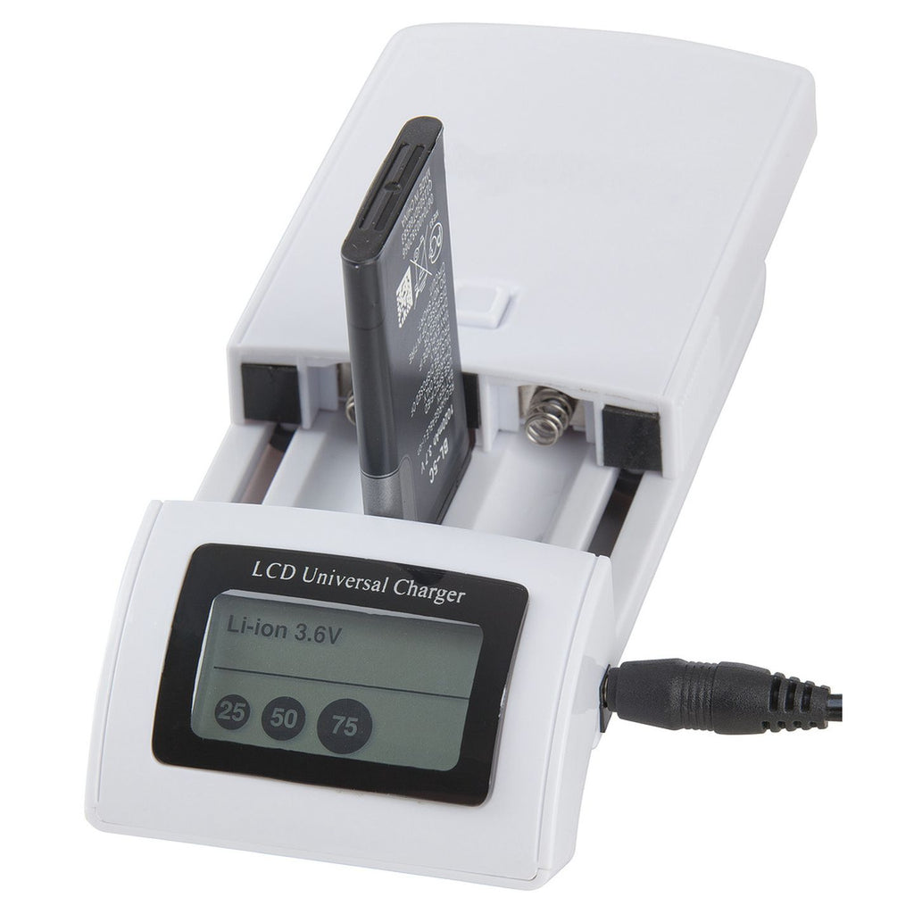 MB3639 charger with adjustable contacts and example battery