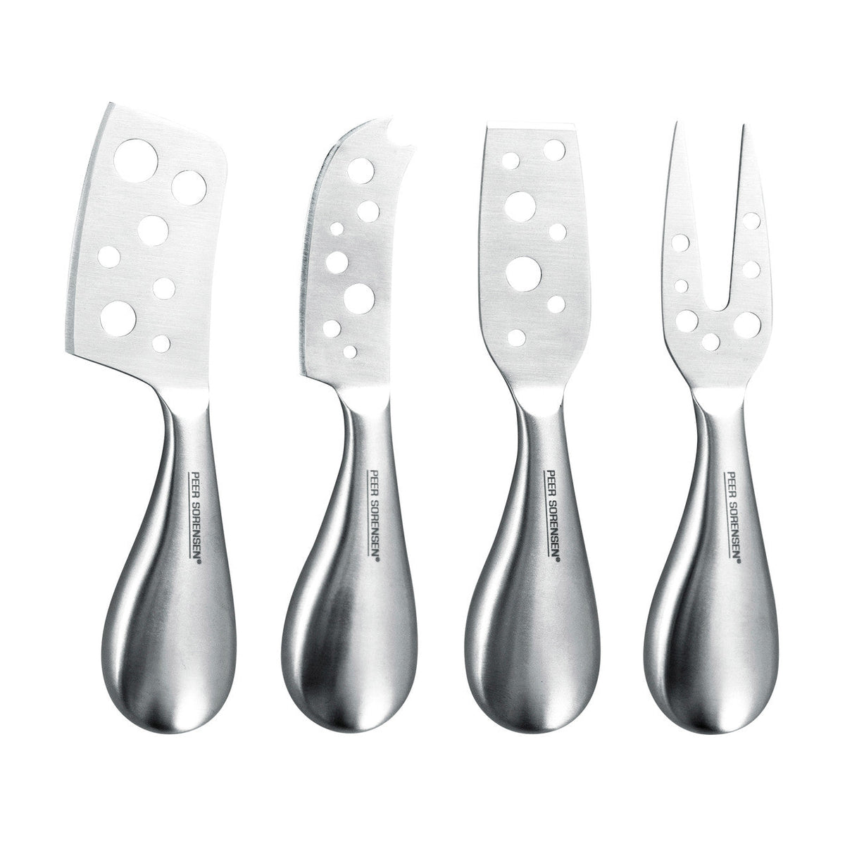 Peer Sorensen Stainless Steel Cheese Knife Set 4 Piece