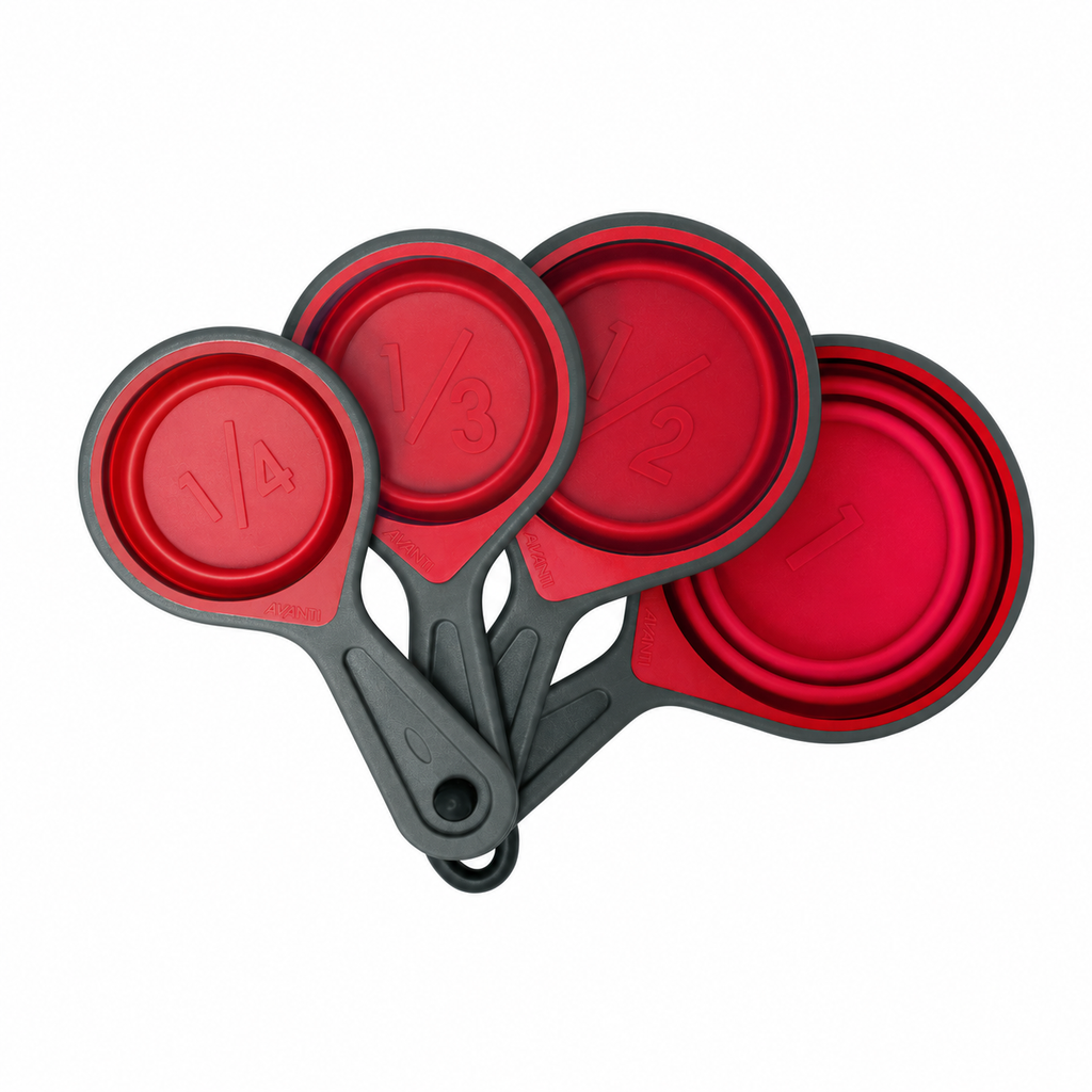 Collapsible Measuring Cup Set, 4 Piece Silicone — plain product view
