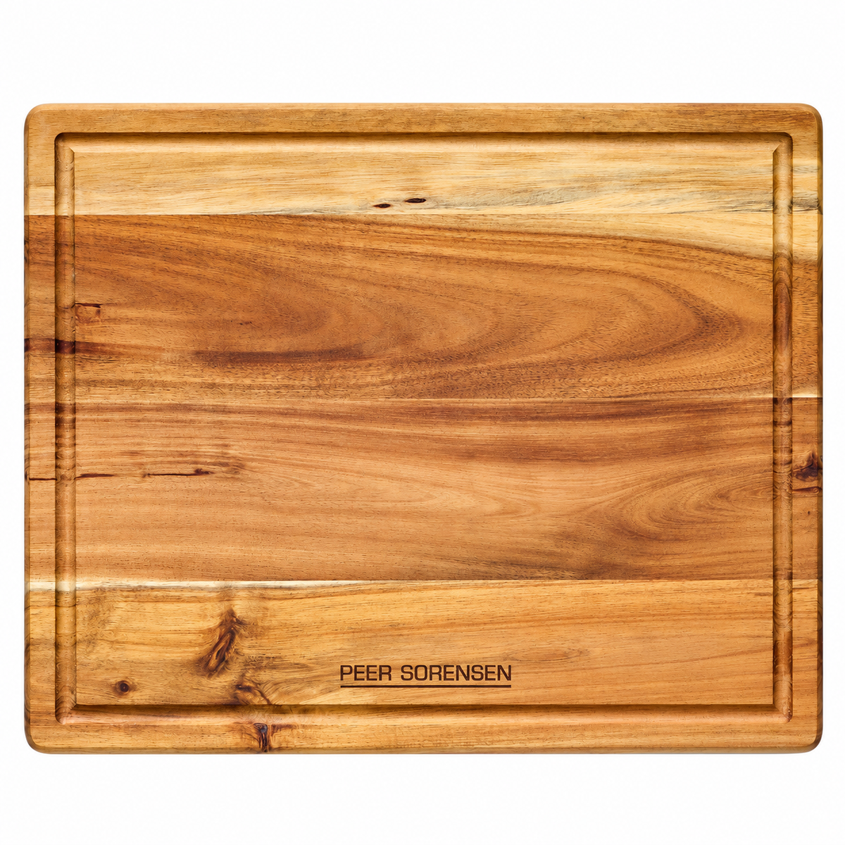 PEER SORENSEN Acacia Steak Serving Board - 30 x 25 x 1.2cm — plain product view