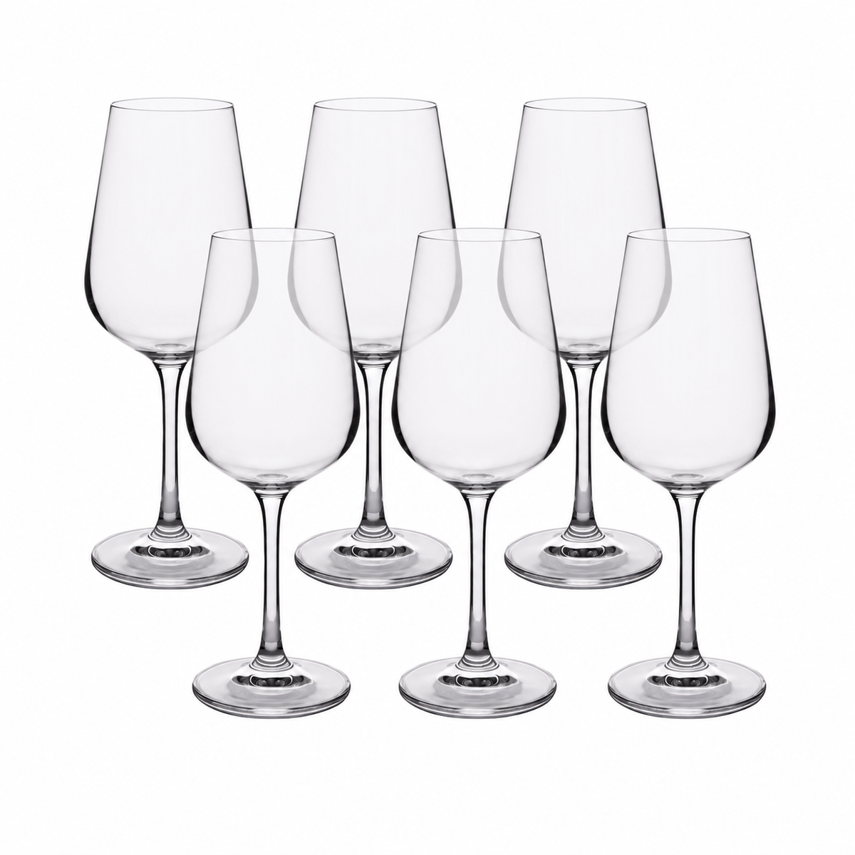 BOHEMIA Strix White Wine Set of 6 360ml — plain product view