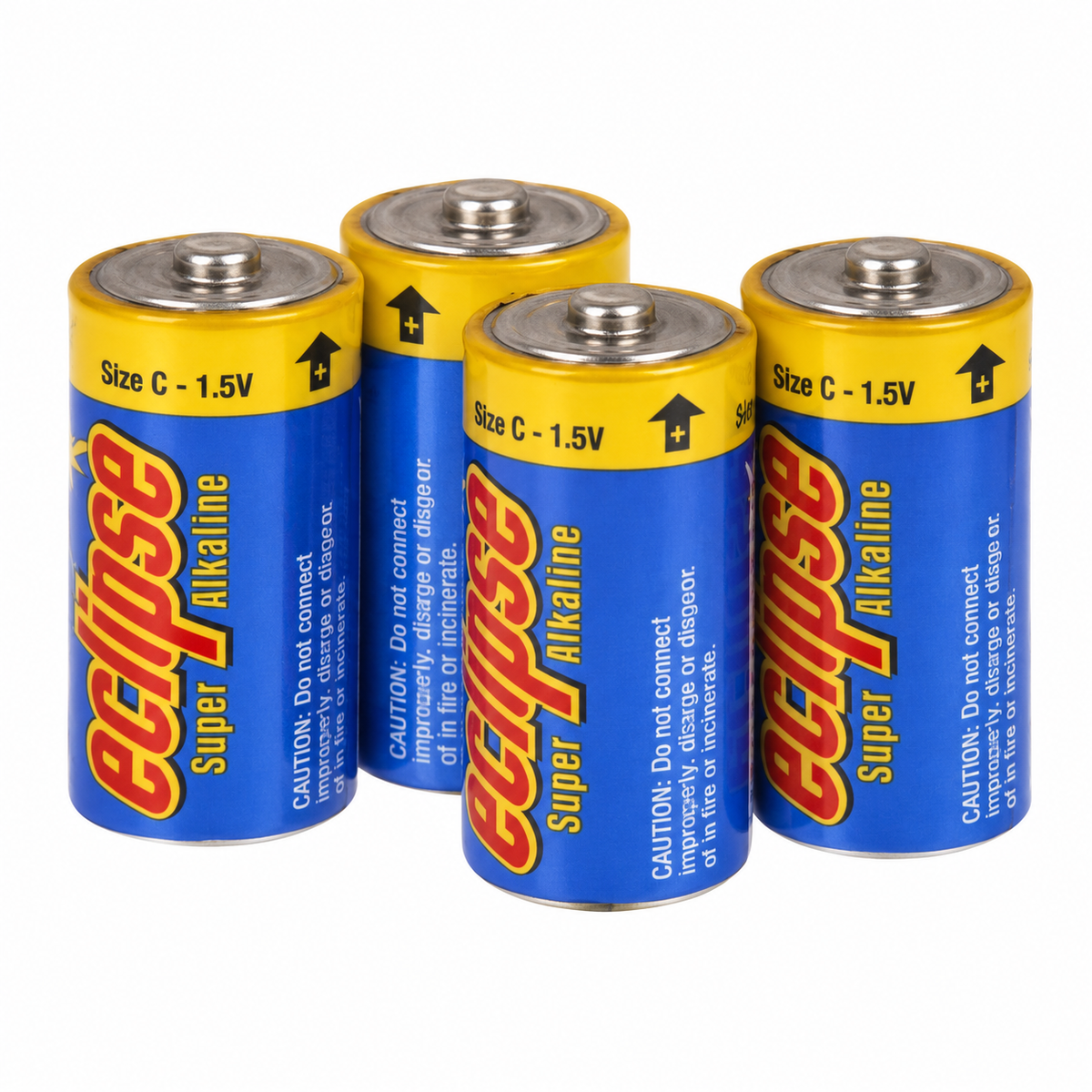 Eclipse Alkaline C Batteries Pack of 4 — plain product view