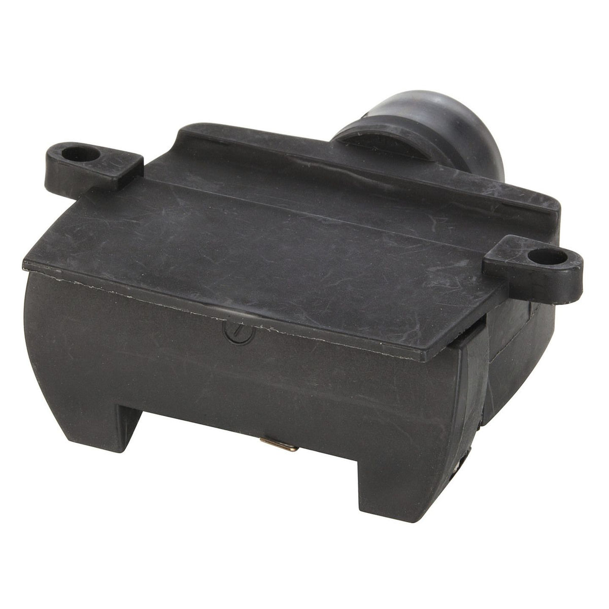 PS2051 seven-pin flat trailer socket with protective cover closed