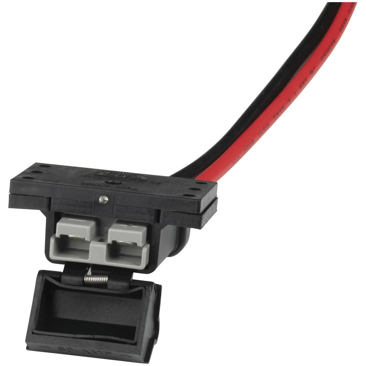 PT4460 cover open with connector shown for illustration; connector not included