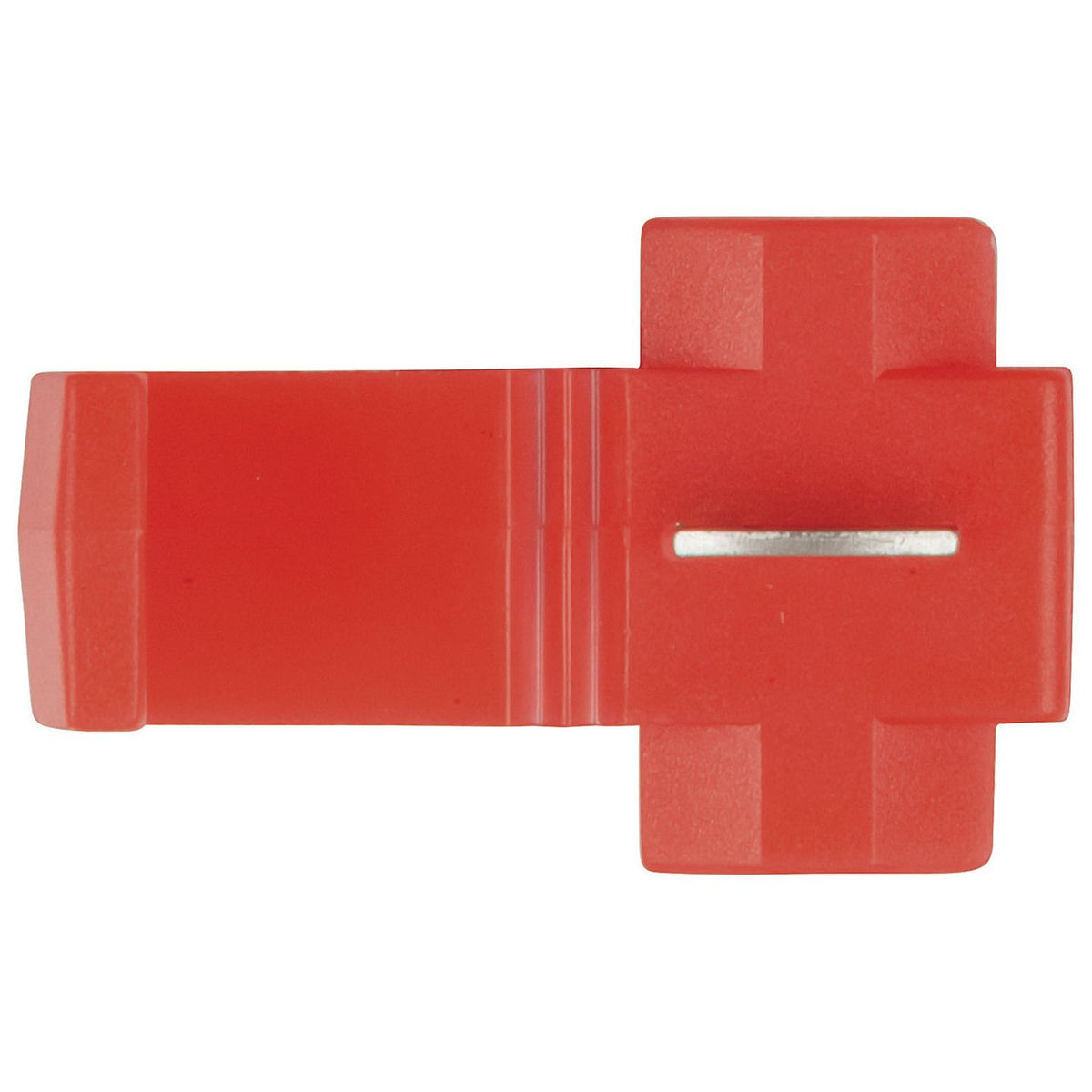 PT4537 red quick splice connector closed