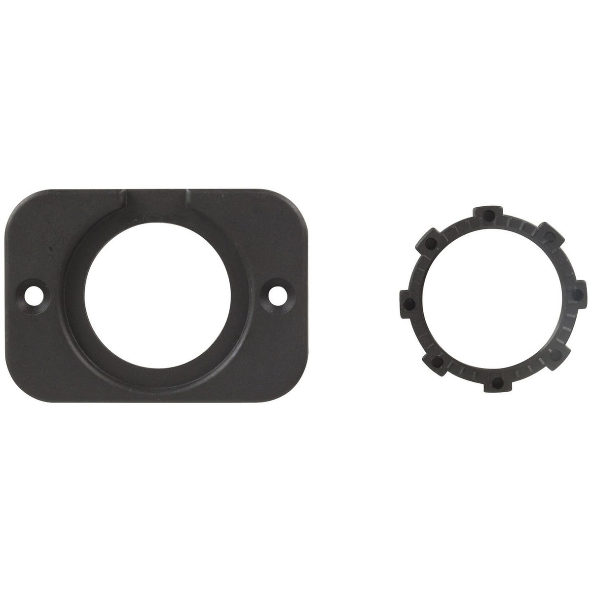 QP5582 voltmeter panel mounting plate and retaining ring