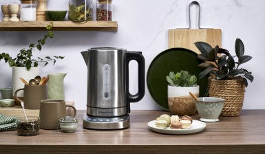 Russell Hobbs RHK510 Addison digital kettle in kitchen