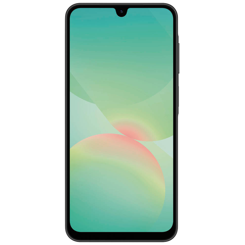 Samsung Galaxy A26 5G Black plain front view