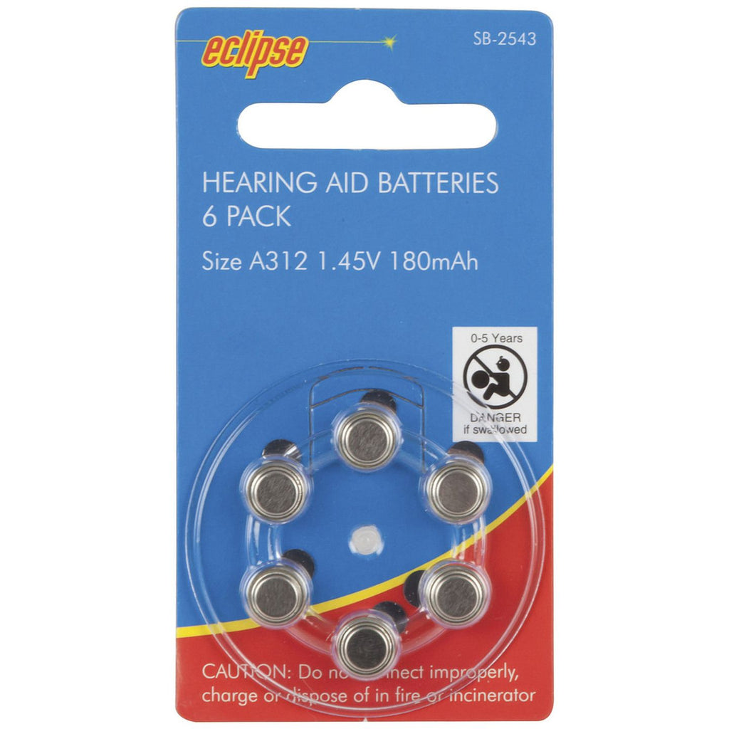 SB2543 A312 hearing aid batteries six-pack dispenser