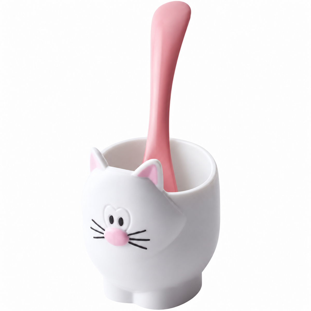 joie Cat Egg Cup and Spoon Set - Assorted Colours — plain product view