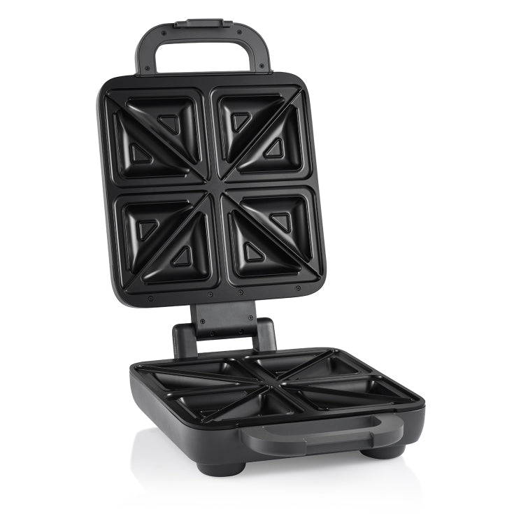 Sunbeam GRP4000SV toastie maker open showing four sandwich plates