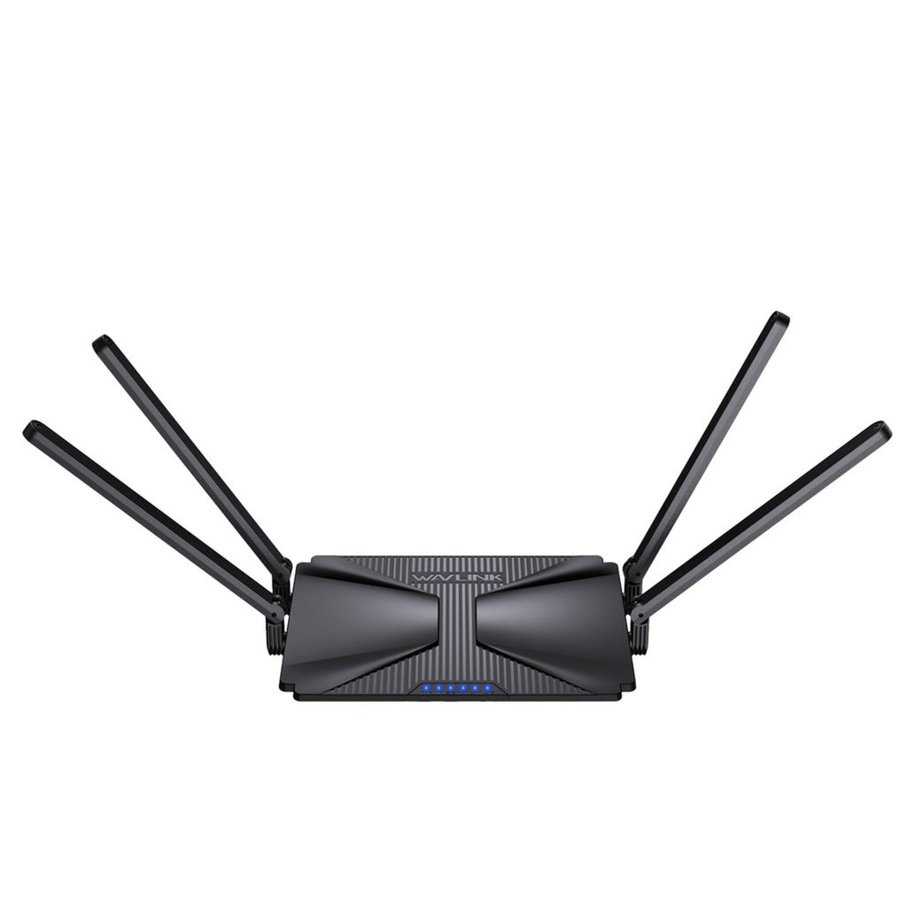 YN8970 AX3000 router with antennas positioned outward